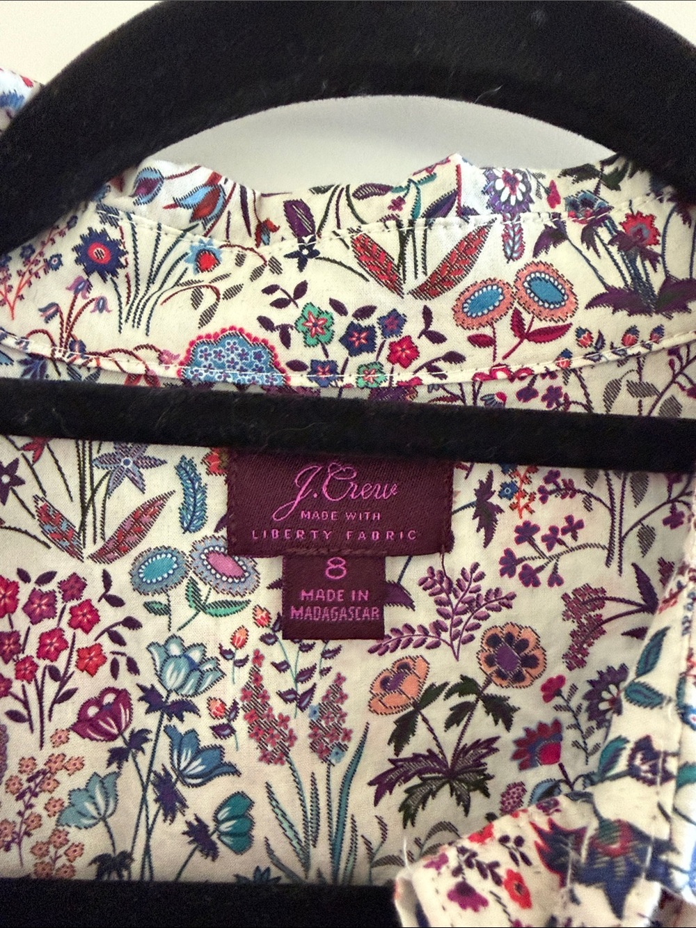 J. Crew Floral Button-Down Shirt - Picture 2 of 5